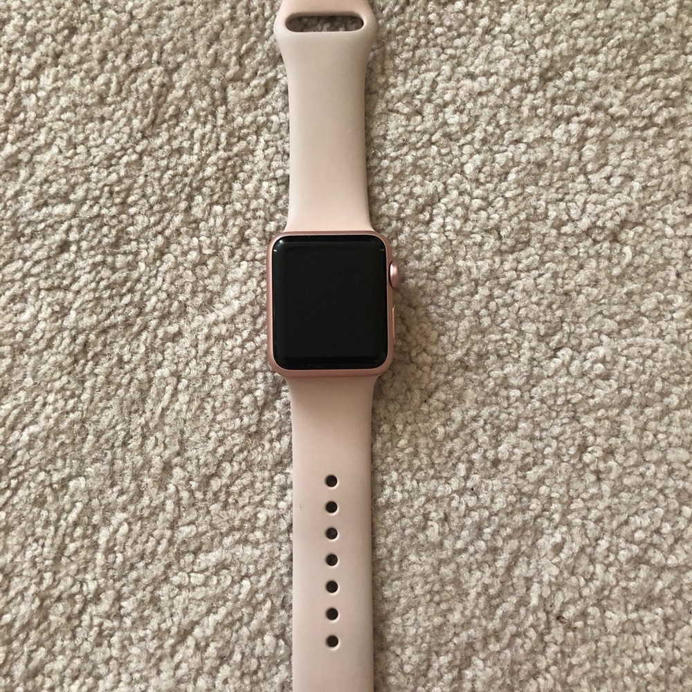 38mm series 1 Apple Watch rose gold